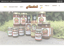 Tablet Screenshot of fesslersauces.com